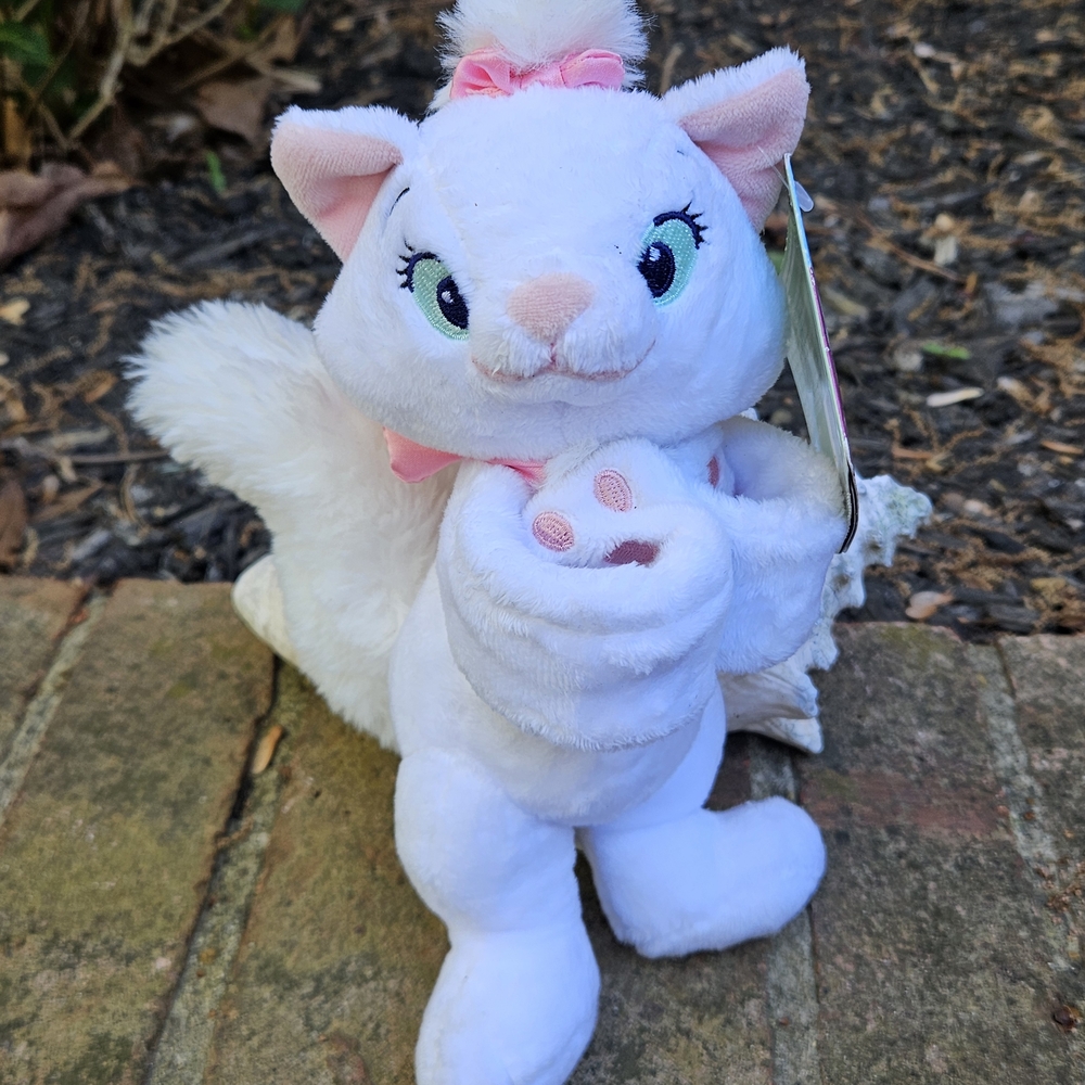 Disney Parks Snuggle Snappers Aristocats "Marie" Retired Plush With Original Tag